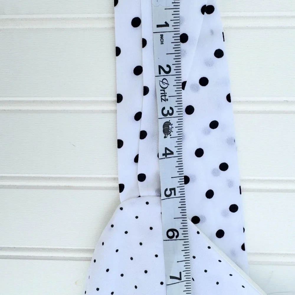 *NWT* Banana Republic Polka Dot Pleated Midi Dress - Picture 5 of 7